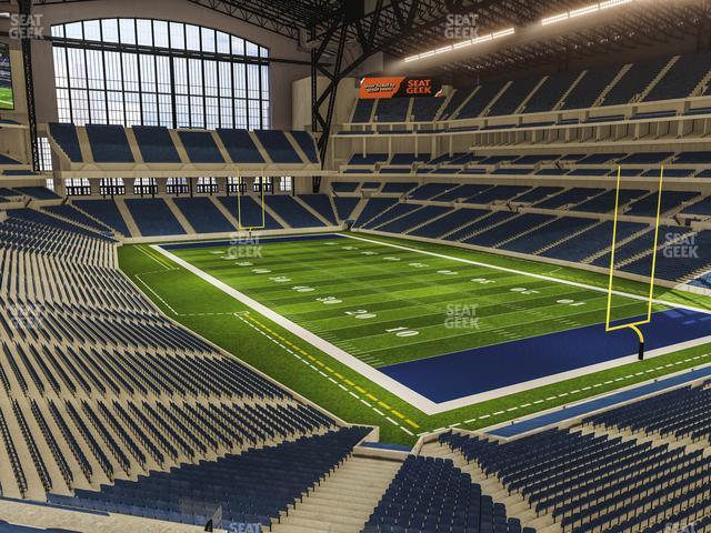 Seating view for Lucas Oil Stadium Section 331