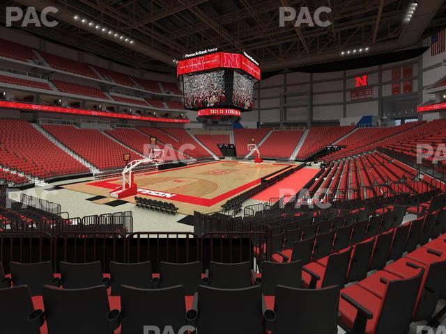 Seating view for Pinnacle Bank Arena Section 110