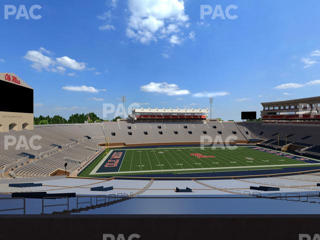 Seating view for Vaught Hemingway Stadium Section West Chairbacks 9