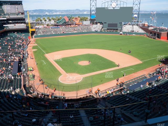 Seating view for Oracle Park Section View Box 313