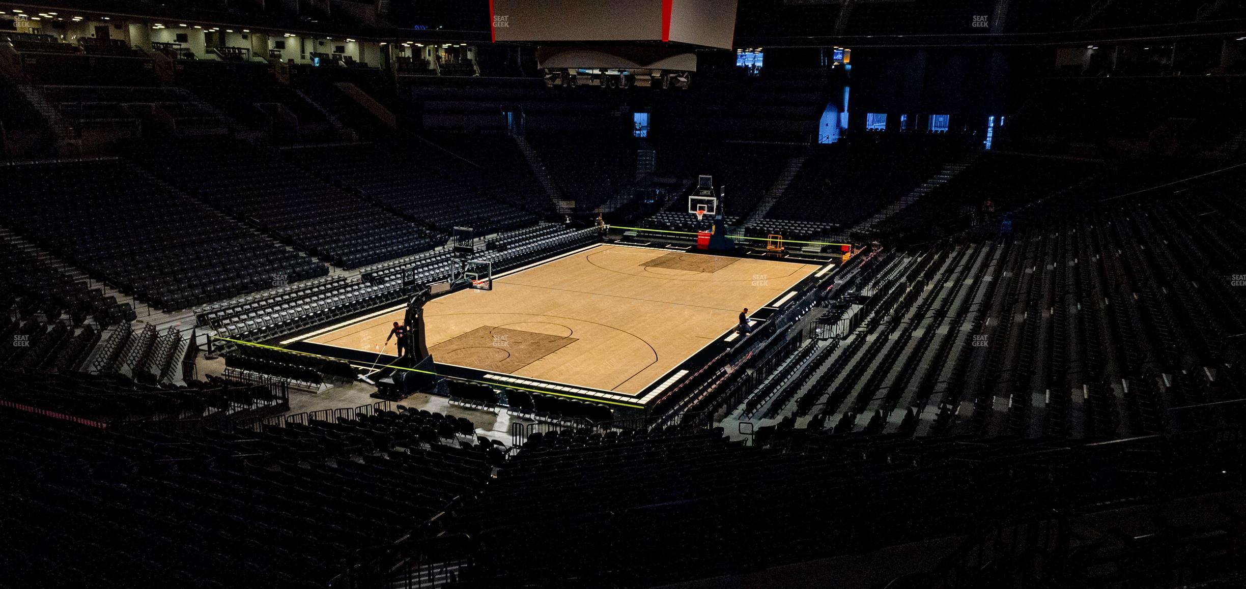 Seating view for Barclays Center Section 114