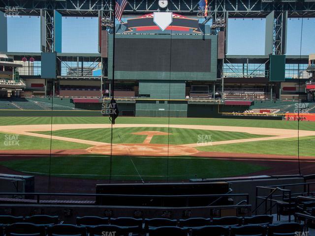 Seating view for Chase Field Section J