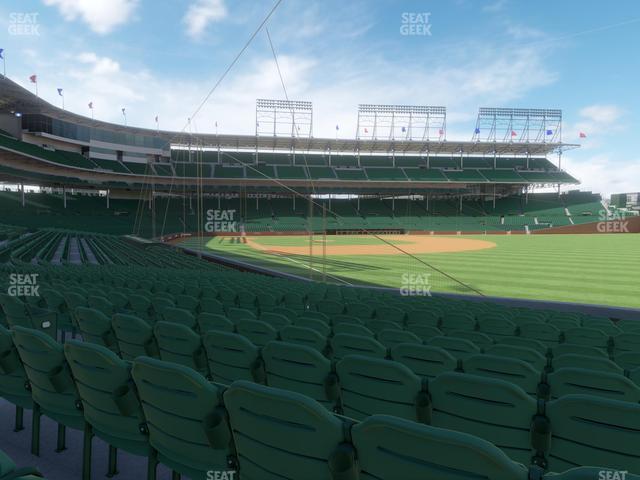 Seating view for Wrigley Field Section 132