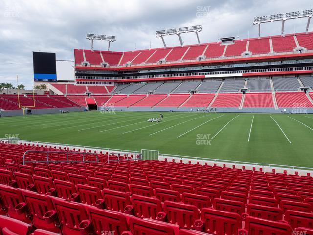 Seating view for Raymond James Stadium Section 137