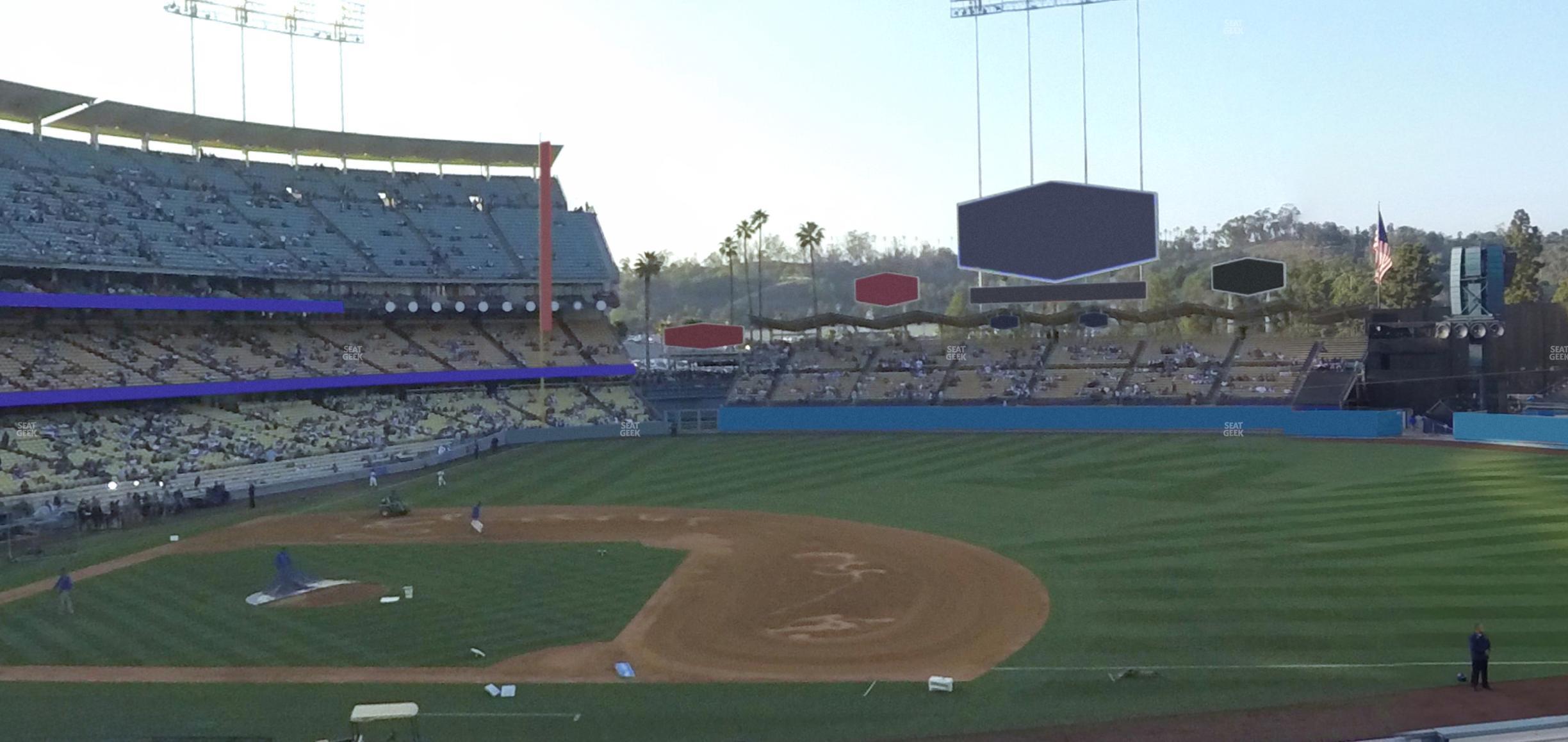 Seating view for Dodger Stadium Section 136 Lg