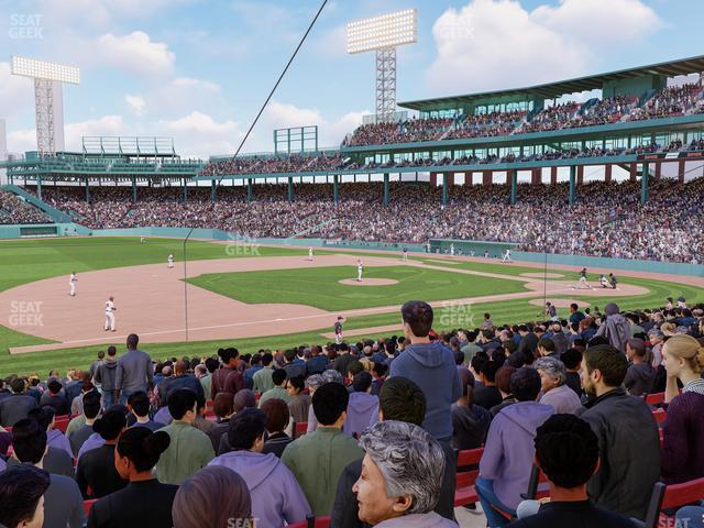 Seating view for Fenway Park Section Loge Box 155