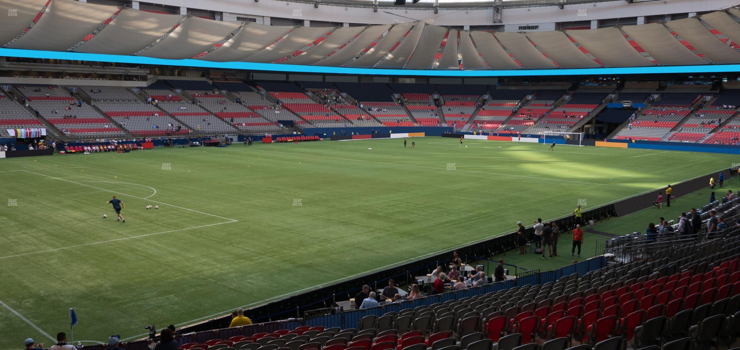 Seating view for BC Place Stadium Section 248