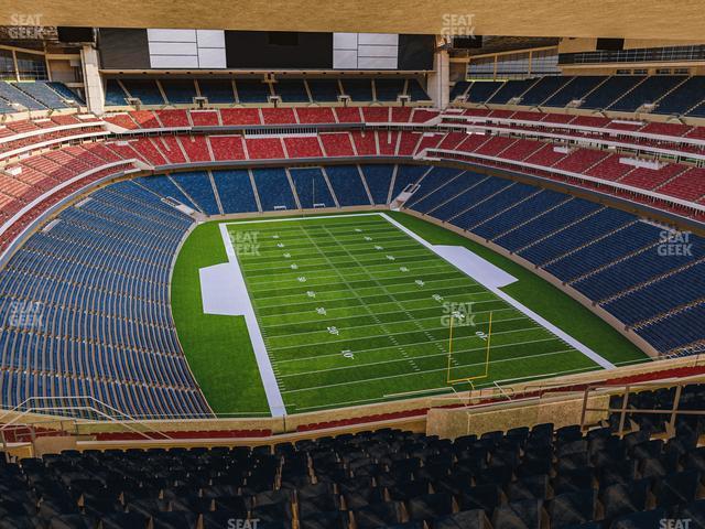 Seating view for NRG Stadium Section 750