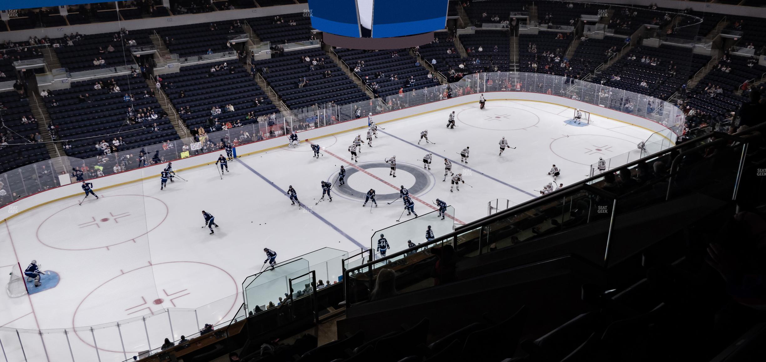 Seating view for Canada Life Centre Section 323