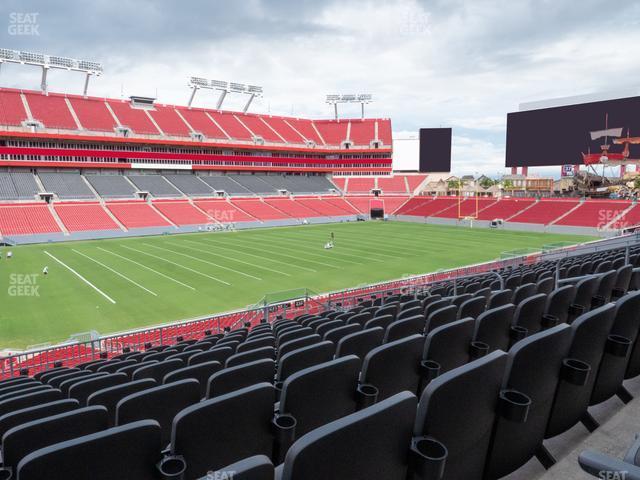 Seating view for Raymond James Stadium Section 231