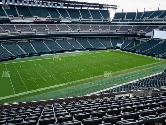 Seating view for Lincoln Financial Field Section C 37