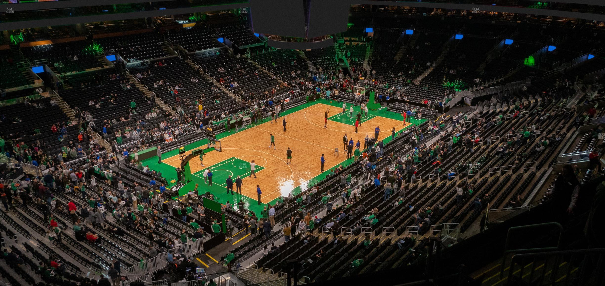 Seating view for TD Garden Section Balcony 320