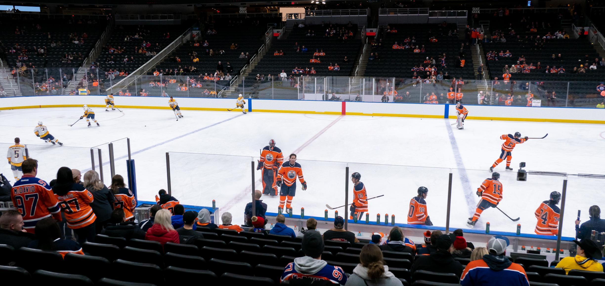 Seating view for Rogers Place Section 102