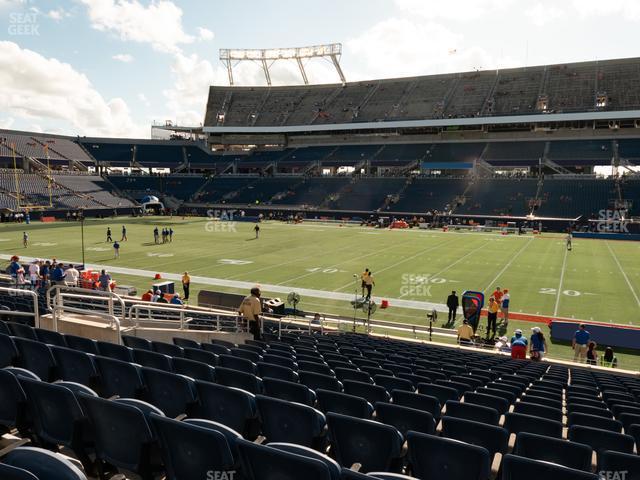 Seating view for Camping World Stadium Section 106