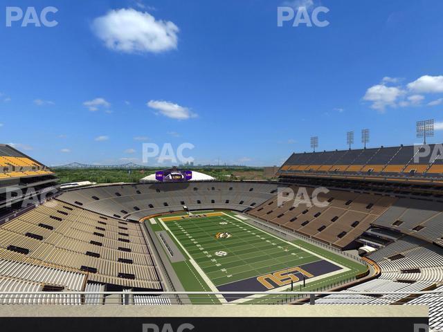 Seating view for Tiger Stadium Section Club 565