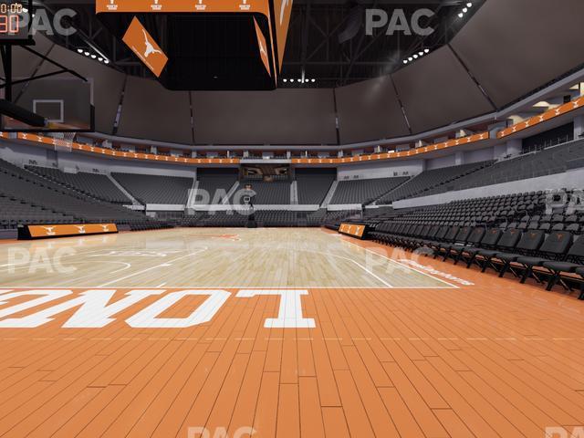 Seating view for Moody Center ATX Section Courtside West 1