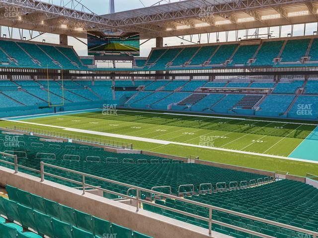 Seating view for Hard Rock Stadium Section 214