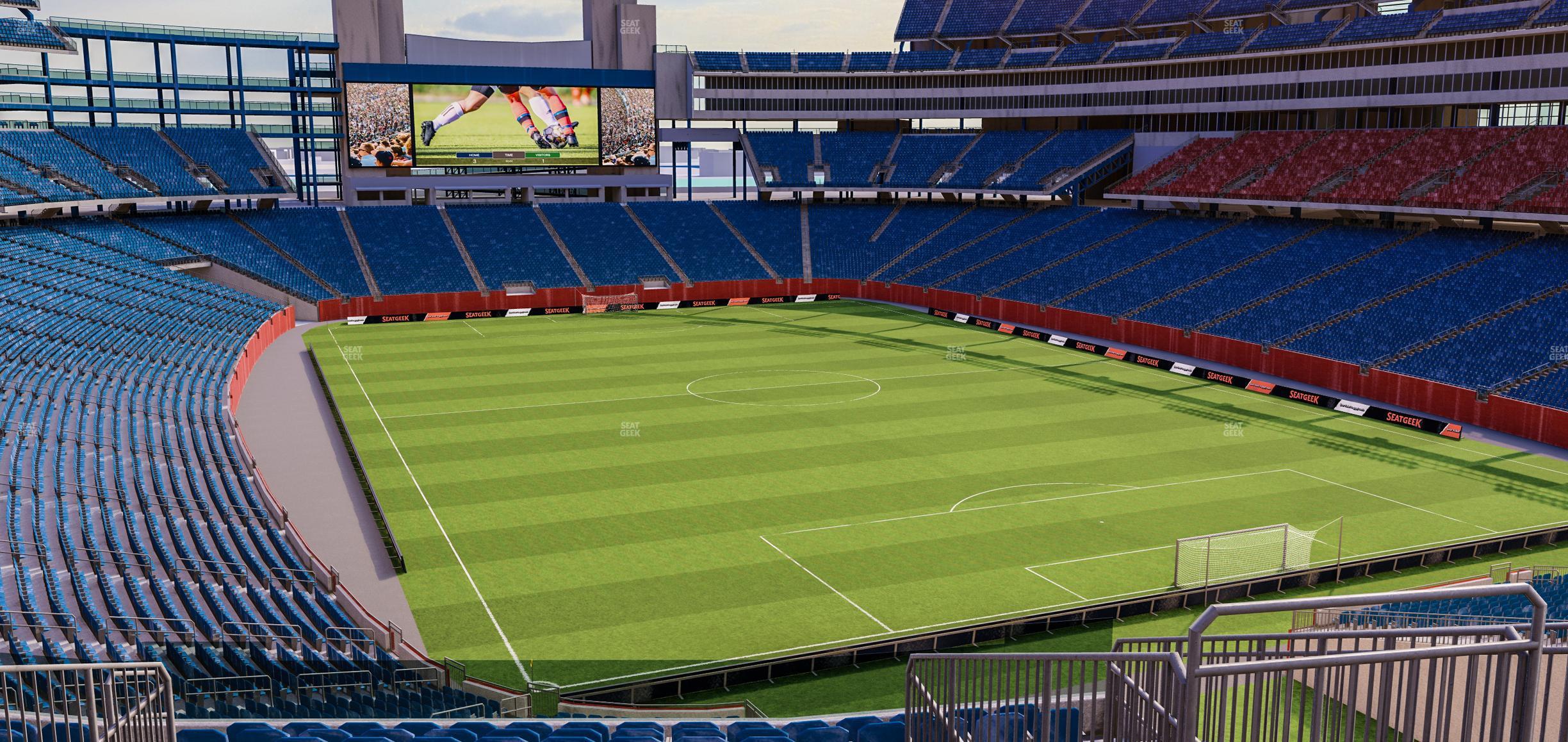 Seating view for Gillette Stadium Section 201