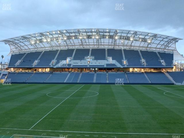 Seating view for BMO Stadium Section Directors Box 3