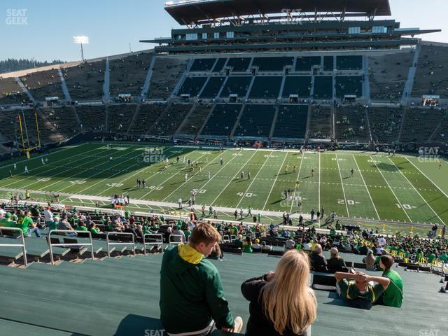 Seating view for Autzen Stadium Section Sro