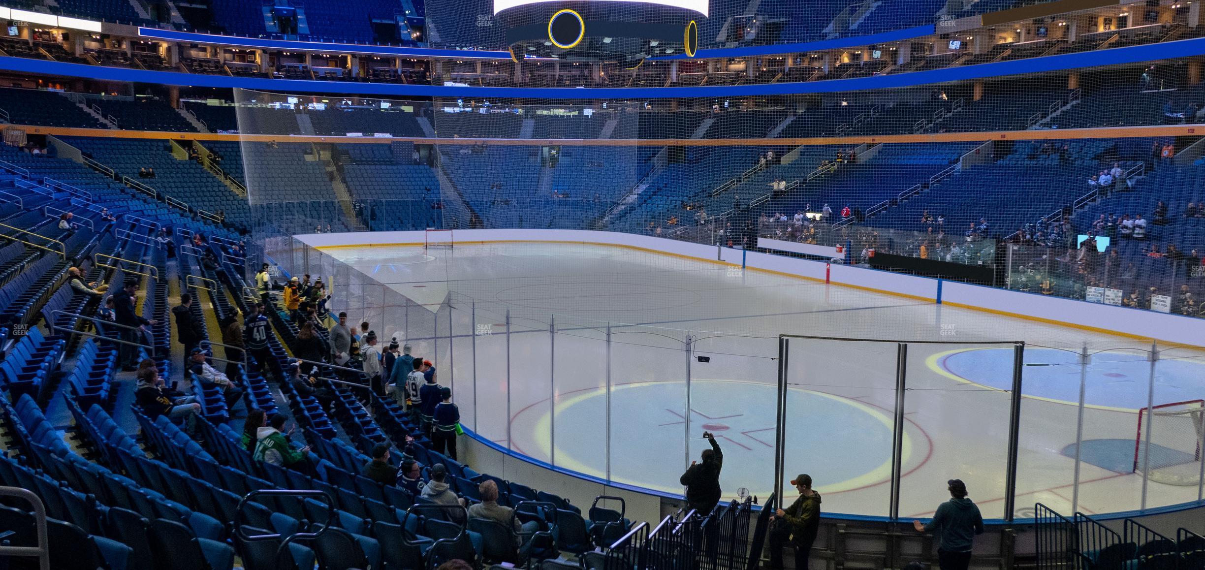 Seating view for KeyBank Center Section 113