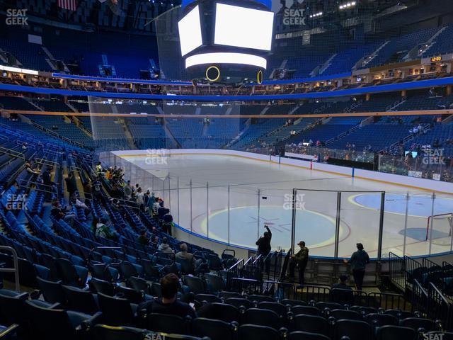 Seating view for KeyBank Center Section 113