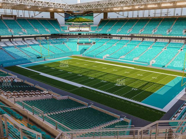 Seating view for Hard Rock Stadium Section 340