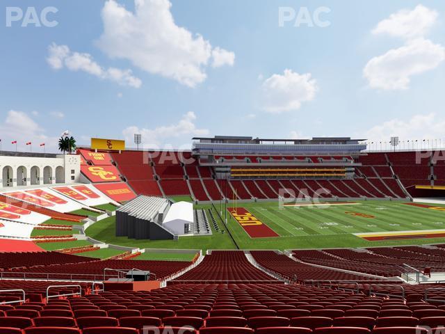 Seating view for Los Angeles Memorial Coliseum Section 225 B