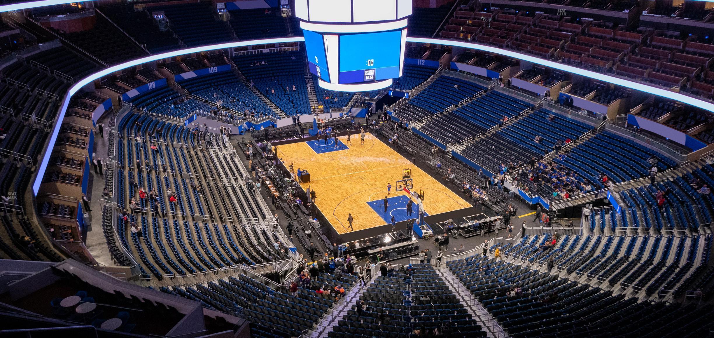 Seating view for Kia Center Section 203