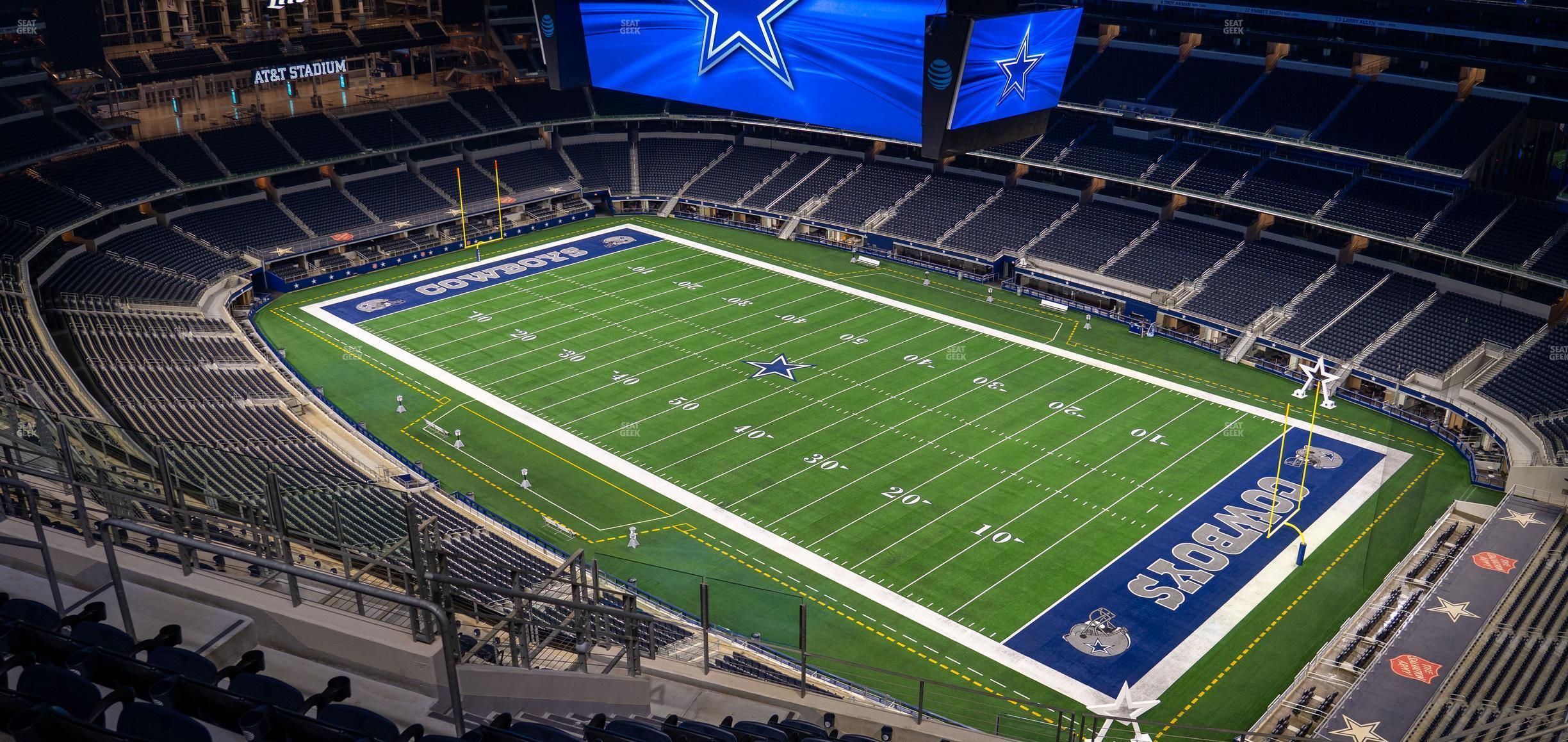 Seating view for AT&T Stadium Section 406