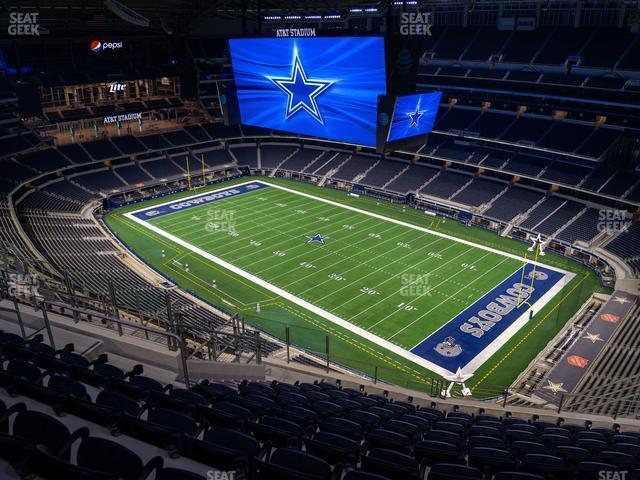 Seating view for AT&T Stadium Section 406