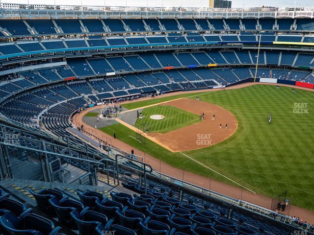 Seating view for Yankee Stadium Section Grandstand Level 411