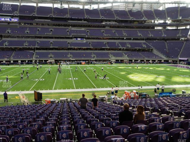 Seating view for U.S. Bank Stadium Section V 4