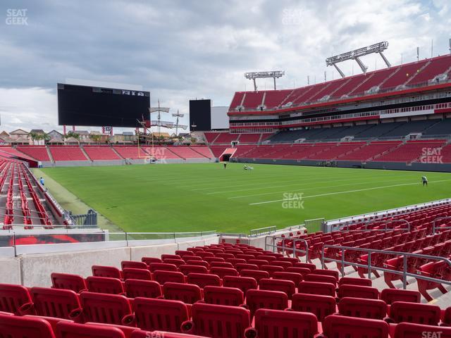 Seating view for Raymond James Stadium Section 119