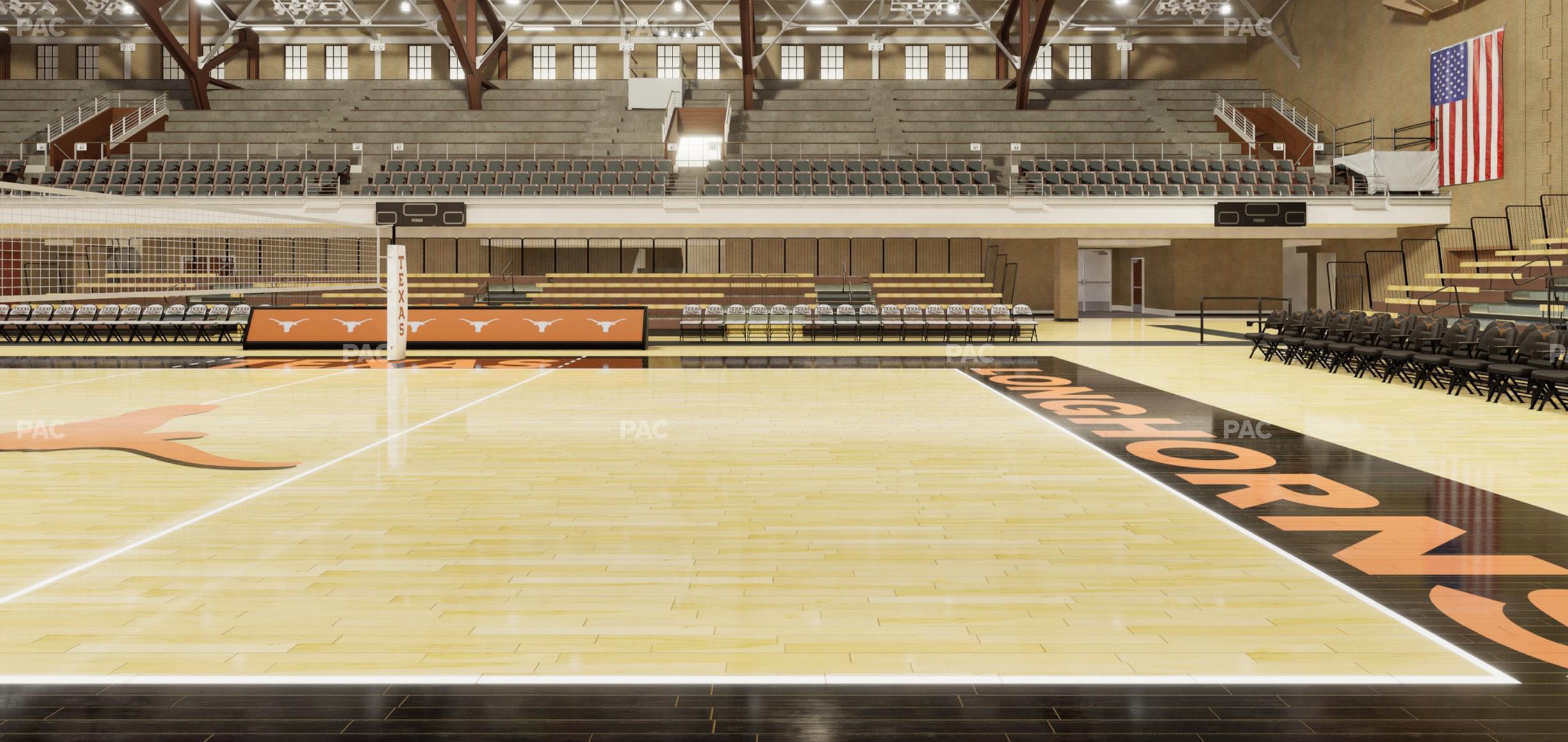 Seating view for Gregory Gym Section Floor 10