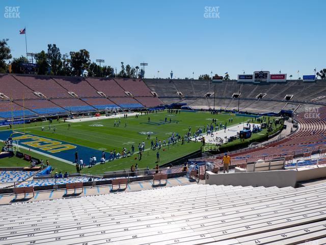 Seating view for Rose Bowl Stadium Section Upper 15