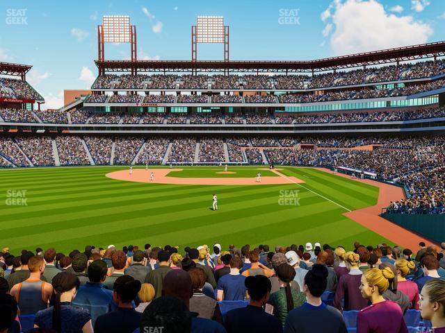 Seating view for Citizens Bank Park Section 142