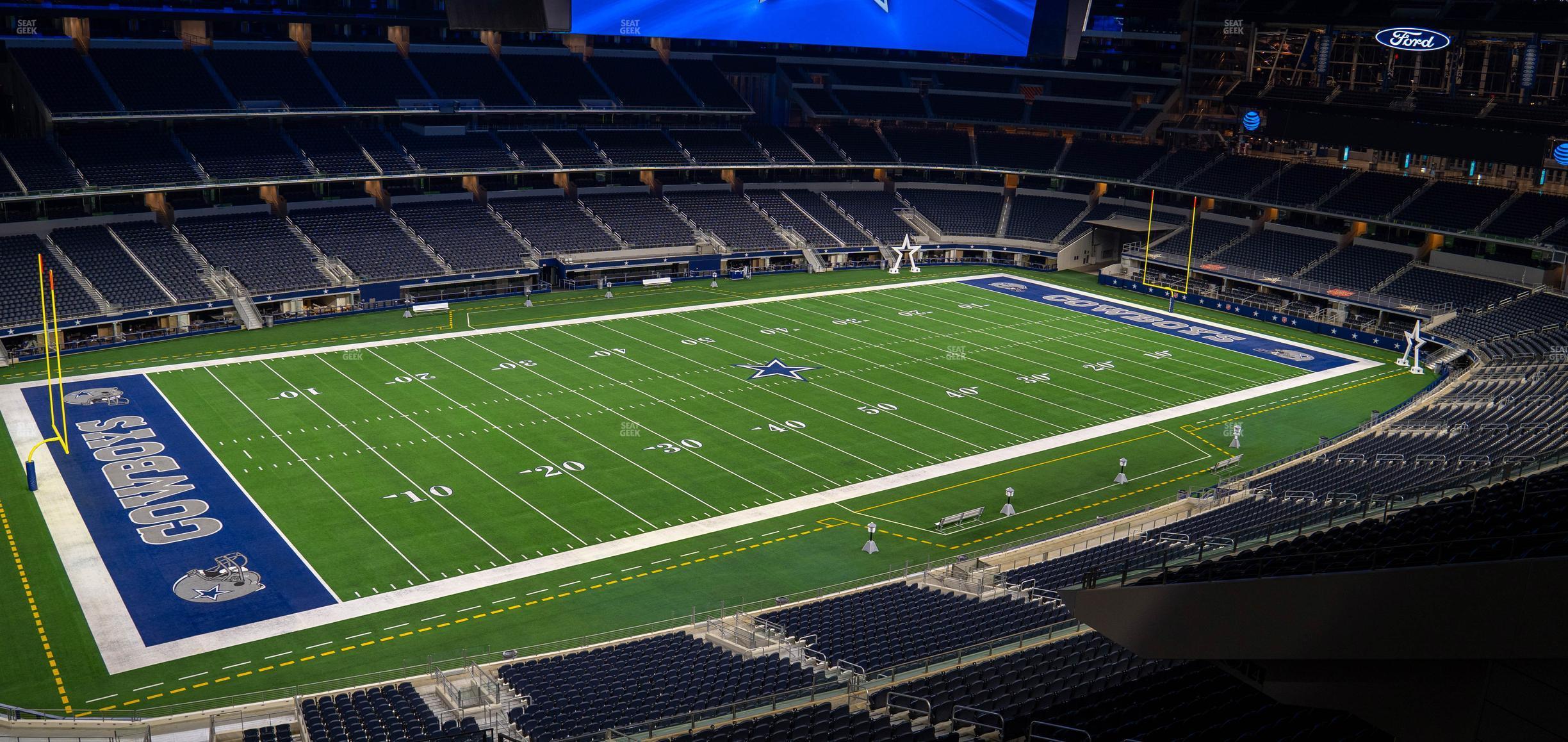 Seating view for AT&T Stadium Section Silver Suite 454