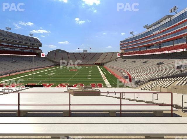 Seating view for Memorial Stadium Nebraska Section 35