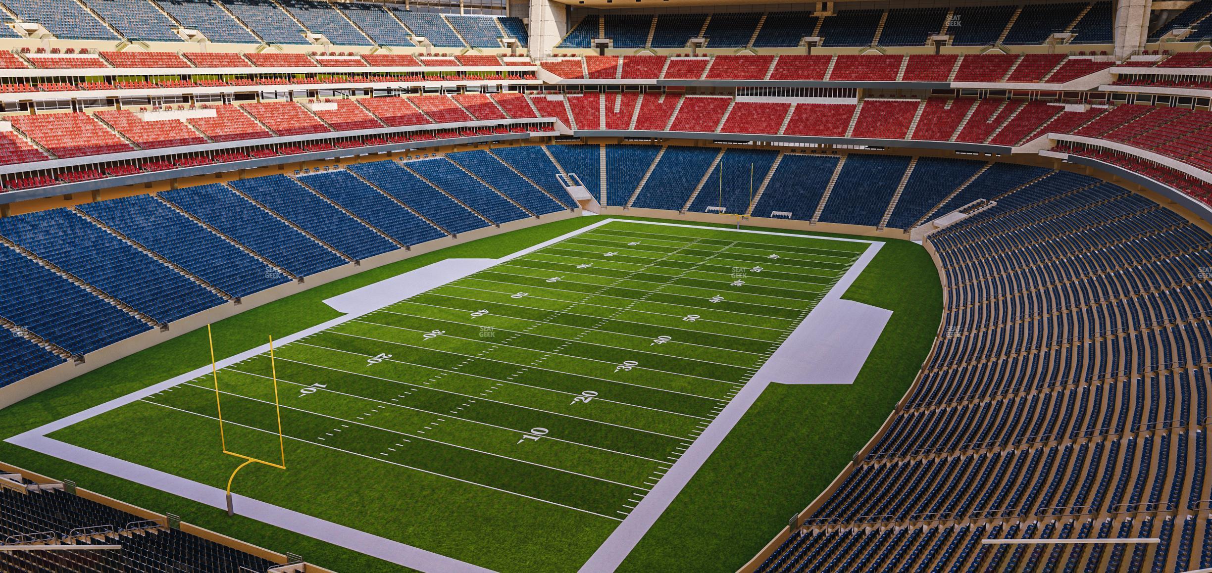 Seating view for NRG Stadium Section 543