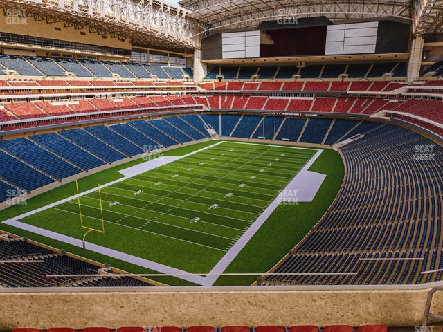 Seating view for NRG Stadium Section 543