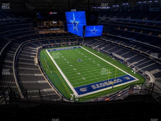 Seating view for AT&T Stadium Section 402