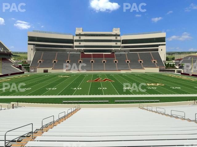 Seating view for Lane Stadium Section 131