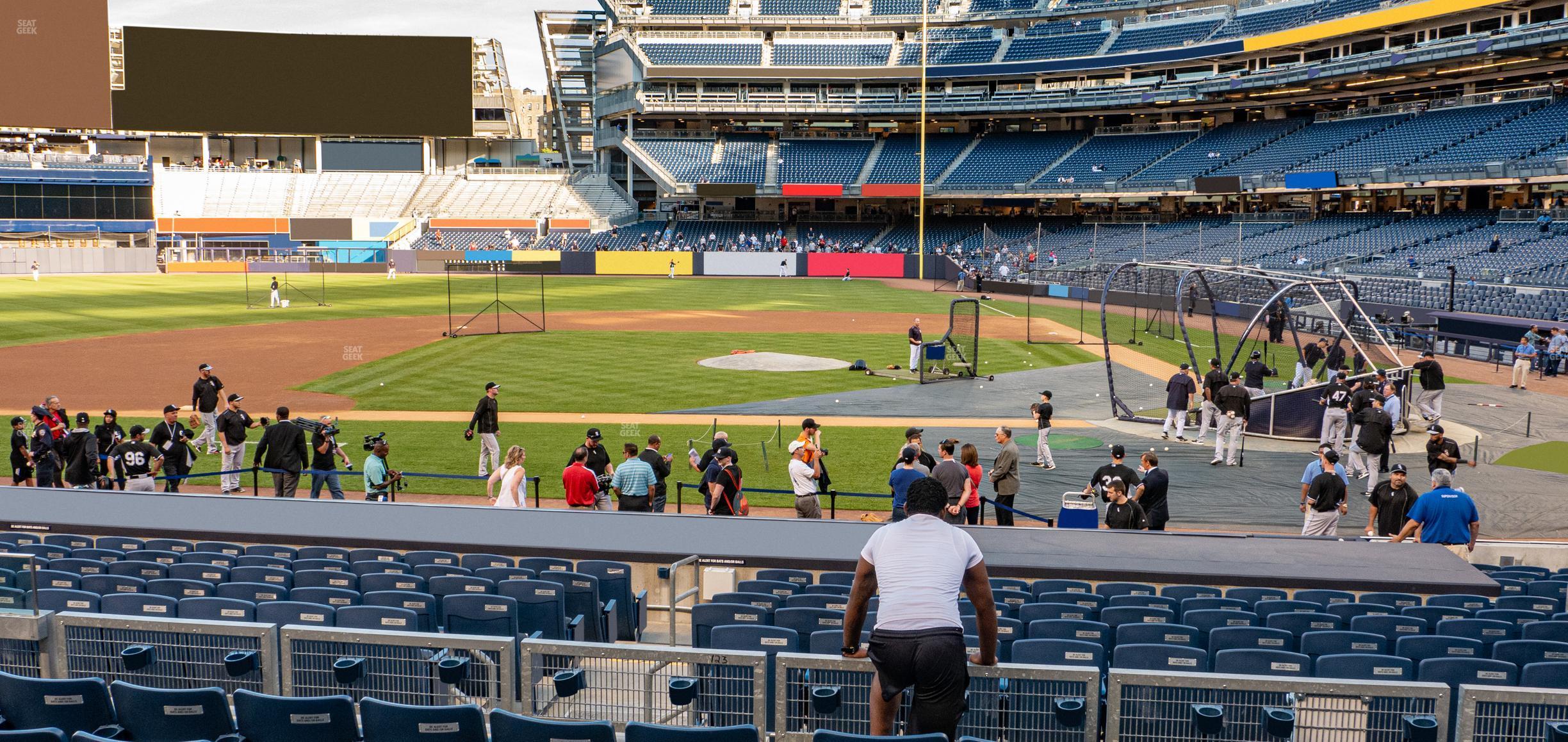 Seating view for Yankee Stadium Section Field Mvp 123