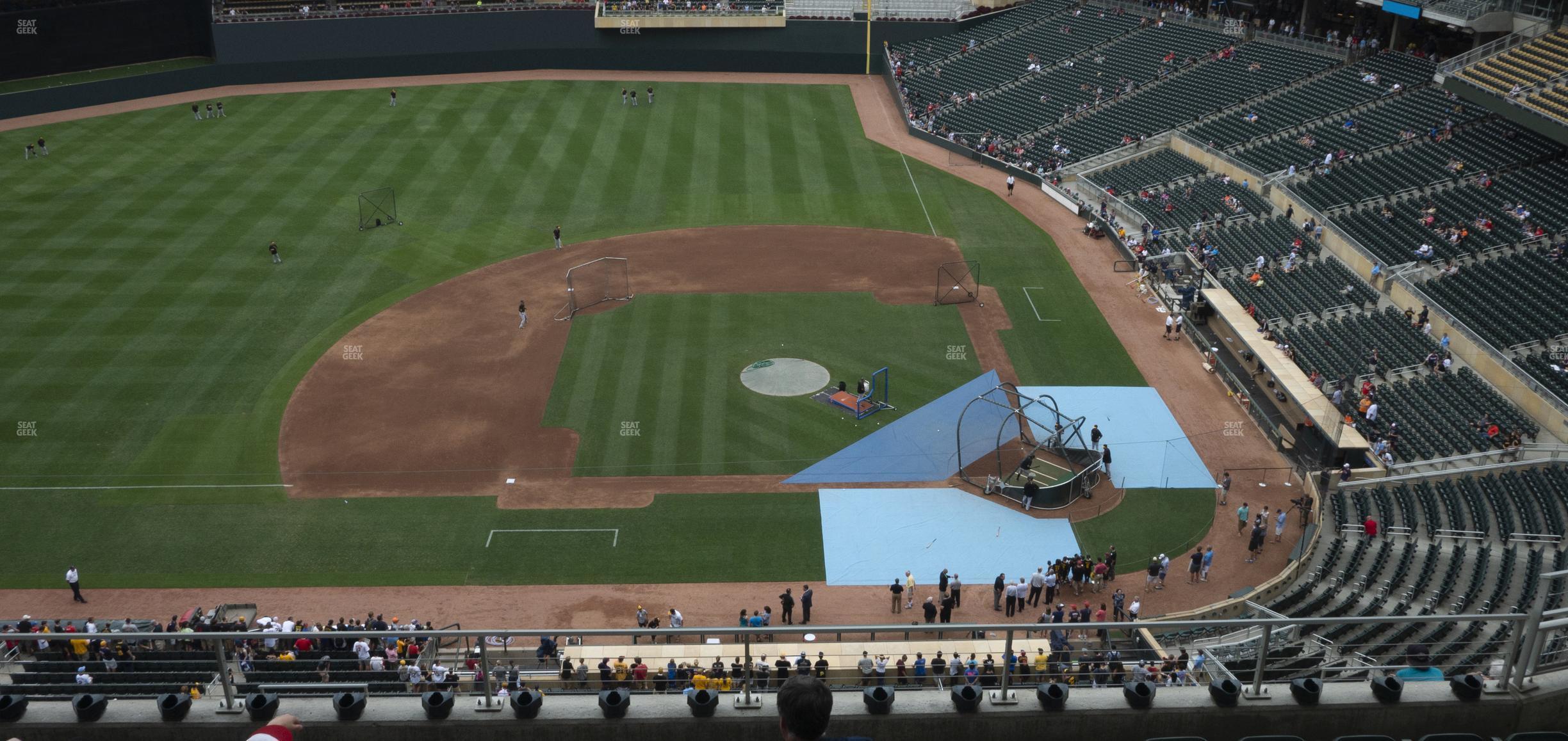 Seating view for Target Field Section 320