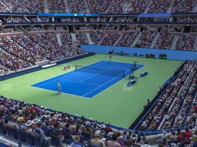 Seating view for Arthur Ashe Stadium Section Suite 228