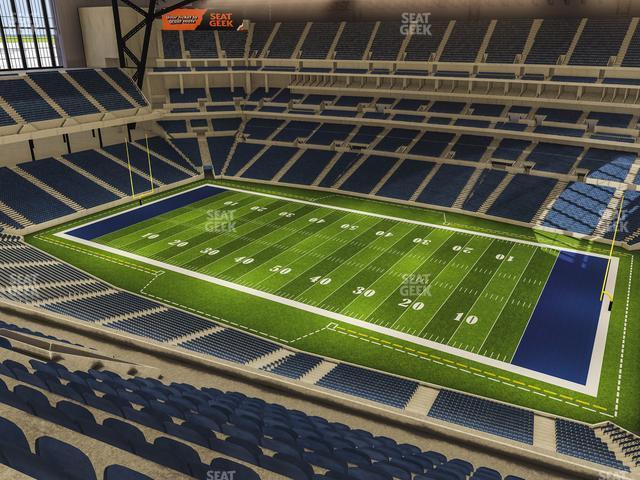 Seating view for Lucas Oil Stadium Section 636