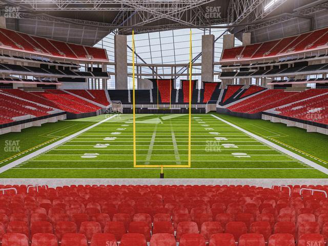 Seating view for Mercedes-Benz Stadium Section 119