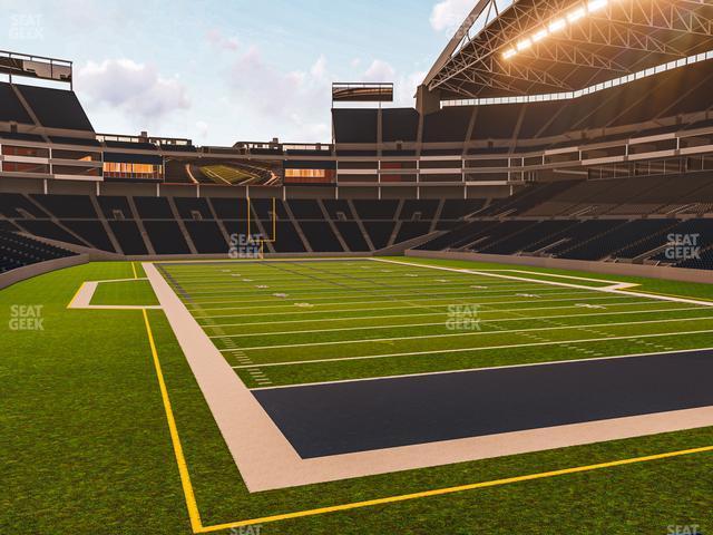 Seating view for Lumen Field Section 151