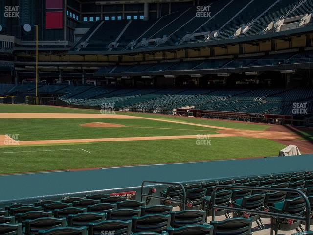 Seating view for Chase Field Section P